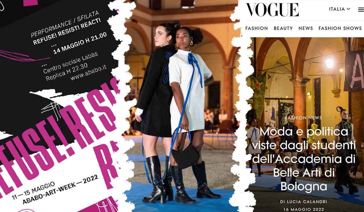 modelle sfilata moda artefiera 2022